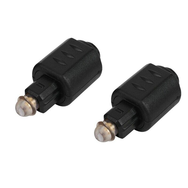 2 Packs Optical 3.5mm Female Mini Jack Plug To Digital Toslink M Audio Adap T4T9