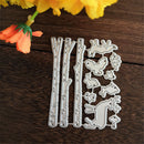 Forest Tree Pole Design Metal Cutting Dies For DIY Scrapbooking Album Card|SP