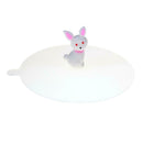 Silicone Cartoon Anti-Dust Cup Cover Sealing Rabbit Leakproof Coffee Cap