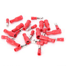 100X male & female red insulated bullet connector terminals 22-16awg wire Set TO