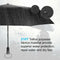 Travel Umbrella Large Umbrella Windproof Waterproof,Compact Folding Black U D3U6