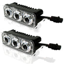 2X 3 LED Super White High Power Car DRL Daytime Running Light Fog Lamp Universal