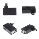 4 Micro USB to USB OTG Adapter Stick, Micro USB B Male to USB A Female,