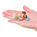 Mini Quartz Crystal Stone Chakra Healing Reiki Heart Stone Handmade DIY Jewelr-