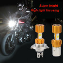 1* H4 LED Headlight kit Driving Lamp Hi/Lo Beam Bulbs Globes 18W 1500LM 6500K