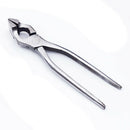 Bent Handle Multifunctional Steel Plier Flat Nose Leather Edge Adjustment Bag