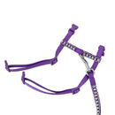 Pet Dog Puppy Adjustable Training Harness Leash Traction Rope Purple