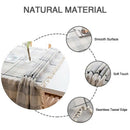 Rustic Checkered Table Cloth (55 Inch X70 Inch) - Cotton Linen Tablecloth F