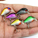 5pcs/set Spinner Lures Fishing Bass ZOC Crank Bait L9L1 Fishing Tackle-Hook C2W2