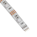 1X(4.5V Battery Operated 50Cm Rgb Led Strip Light Waterproof Craft Hobby Li