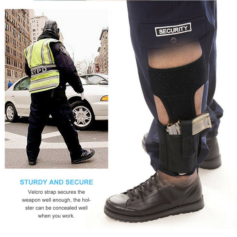 Concealed Carry Ankle Leg Holster for Glock 17 19 22 23 Ruger Lcp Sig 9mm Gun