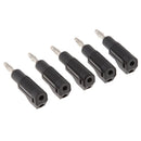 5Pcs 4mm Male Retractable Tube Stackable Banana Plug Wire Solder Connectors