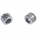 50PCS Swirl Spacer Beads Fit Charm Bracelet