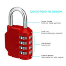 4 Digit Combination Key Lock Box Safe Security Storage Case Door Sa Padlock C8J6