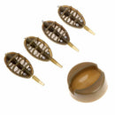 4Pcs/Set Method Feeder Carp Fishing Feeder For Fishing Combo Inline with Mo O6P8