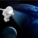 Popualr Flexible Astronaut LED USB Night Light Mini Lamp for Laptop Reading  JR