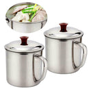 Stainless Steel Travel Camping Mug Drinking Coffee Cup with Lid D3A5