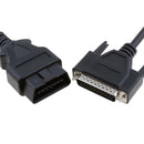 Car Vehicles OBDII Diagnostic Tool DB25 25Pin to OBD 2 16Pin Converter Cable