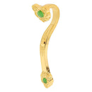 1pc Alloy Fengshui Golden Ruyi Ru Yi Scepter for Home Office Decoration Gift