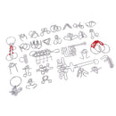 30x Metal Puzzles Chinese Puzzle Game IQ Mind Brain Teaser For Friends Gifts