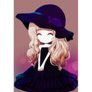 5D DIY Full Drill Diamond Painting Sweet Girl Cross Stitch Embroidery (K12)