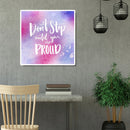 Full Diamond Painting Cross Stitch Rhinestone Mosaic (L2133 Do Not Stop)