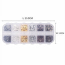1 Box 6 Colors Mixed Lobster Clasp Hook 12mm / 5mm Open Jump Ring DIY Jew CVT