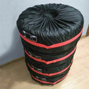 4Pcs Spare Tire Cover Case OxFord cloth Winter and Summer Car Tires Storage
