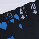 55 Pcs/Deck Poker Waterproof Playing Cards Set Classic Magic Tricks Tool BlackM&