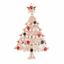 Christmas Brooch Christmas Tree Design Costume Jewellery Sparkly Crystal Ar