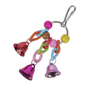 Pet parrot bird climb chew toys bell swing cage hanging cockatiel parakee â„–[