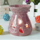 Ceramic Incense Cones Burner Candle Tealight Holder Joss Ash Catcher Purple