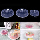 Clear Microwave Plate Cover Food Dish Lid Ventilated Steam Vent Kitchen In_viR3C