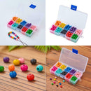 One Box Round Painted Multi Color Wooden Beads DIY Project Bracelet Jewelry