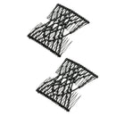 2pcs Magic Beading Stretch Hair Combs Double Clips Hair Styling Accessories for