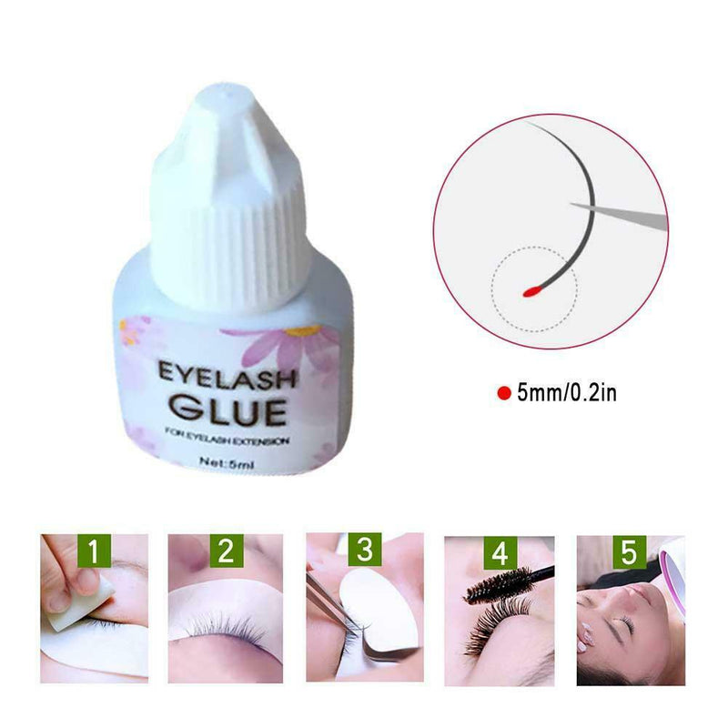 Long Lasting False Eyelash Makeup Adhesive Eye Lash Glue Eyelash Extension Tool