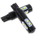 2Pcs 50W 6000K T10  LED HID White Backup Reverse Lights Bulb S o1J Gw