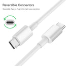 3X(3A Type C Male To Male Usb C To Usb-C Cable Pd Fast Charging for Samsung