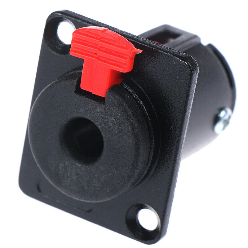 Speaker Audio Jack 6.35mm Connector 1/4 inch Female Socket Panel Mounted  Gw