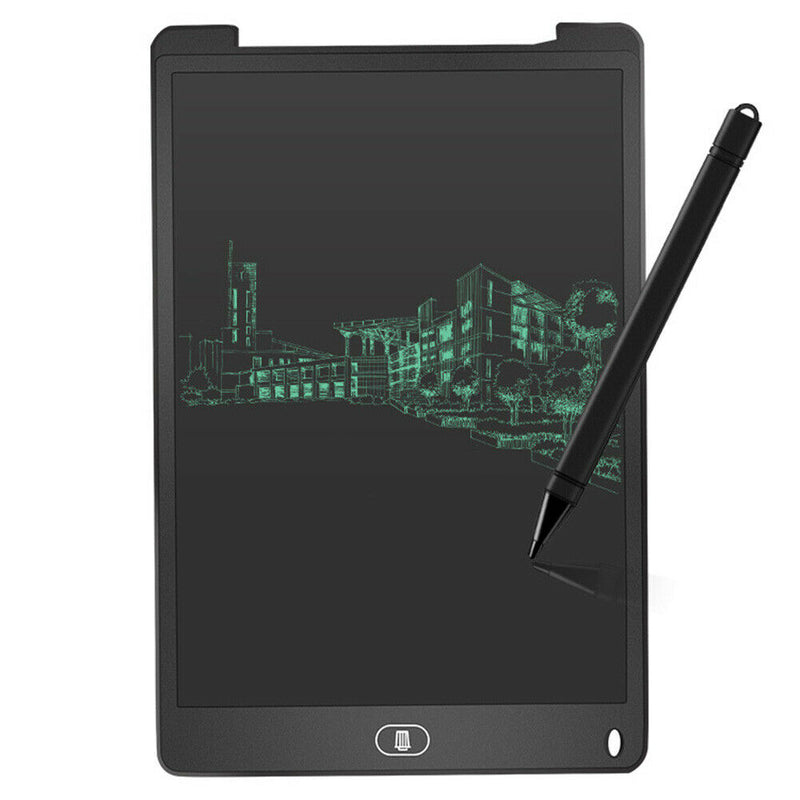 12 inch Digital LCD Writing Tablet Electronic Drawing Pads Board (Black)