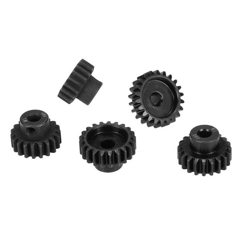M1 5mm 18T 19T 20T 21T 22T Shaft Steel Pinion Motor Gear Combot Set for 1/8 G8Y7