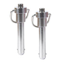 2 lot Quick Release Ball Lock Pins Ring Handle Ball Lock Quick Lock 15mm