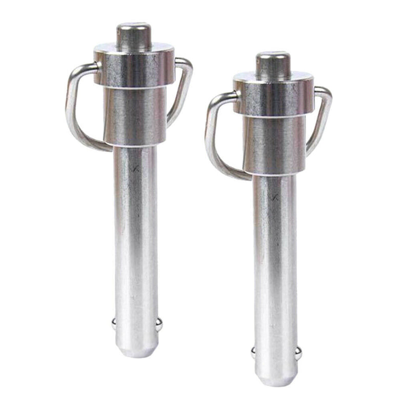 2 lot Quick Release Ball Lock Pins Ring Handle Ball Lock Quick Lock 15mm