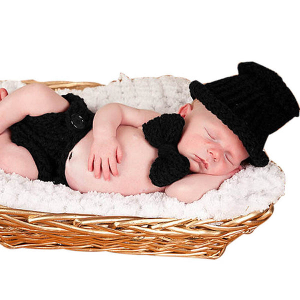 Cute Newborn Baby Girl Boy Crochet Knit Costume Photo Photography Prop Outfit