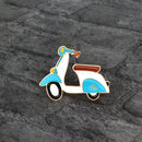 Cartoon Electric Car Brooches Badge Women Men Enamel Lapel Pins Ornaments