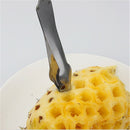 Seed Salad Tool Fruit Clip Cutter Stainless Steel Corer Slicer Pineapple PeeleJR