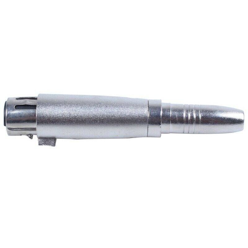 Stereo Audio Jack Adapter Plug 6.35 mm to 3-pin XLR Jack 2 pcs