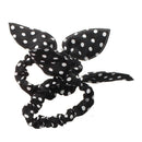10pcs Women's Rabbit Ear Hair Tie Bands Korea Style Ponytail Holder F9Y6