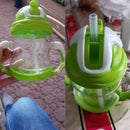 320ml Baby Bottle Kids Cup Silicone Children Training Cups Cute Baby Drinki N3D2
