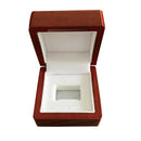 4Pcs Wood Velvet  Cufflinks Jewelry Display